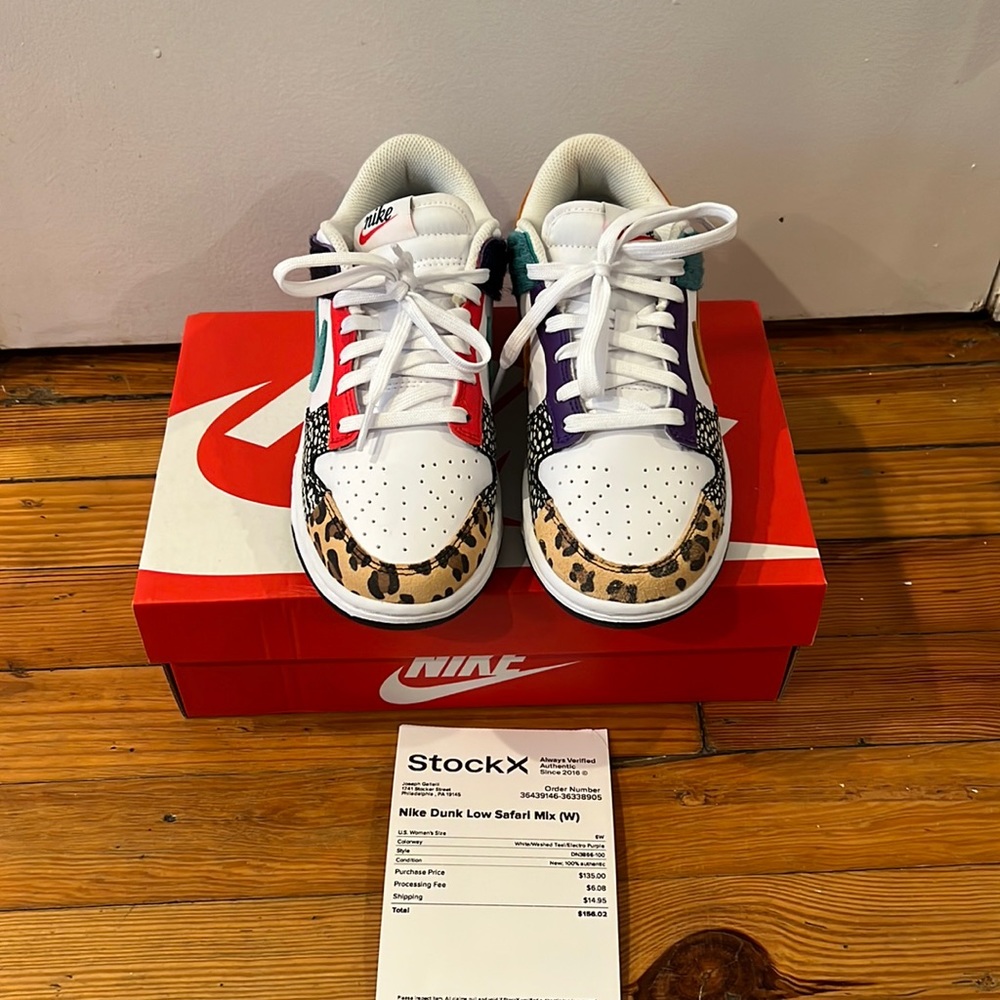 Nike Dunk Low Safari Mix size 6 womens